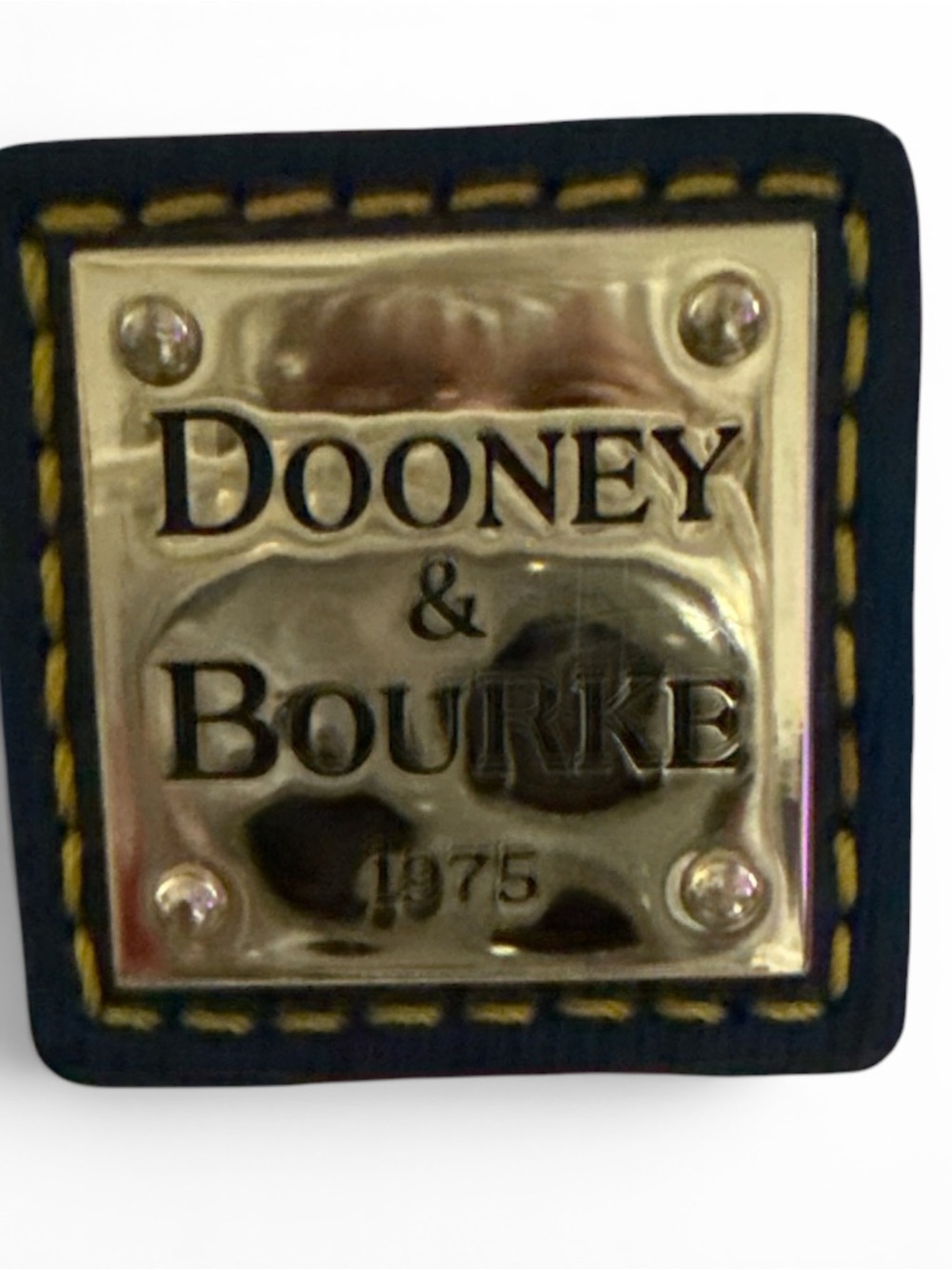 Dooney & Bourke Red, Navy & Cream Plaid Mini Satchel - Picture 4 of 6